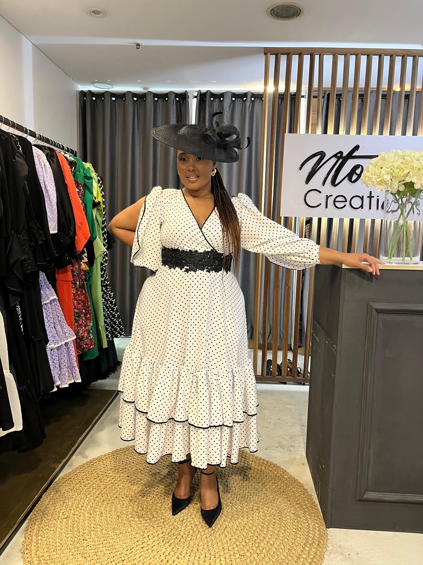 Daffodil Polka Midi & Hat