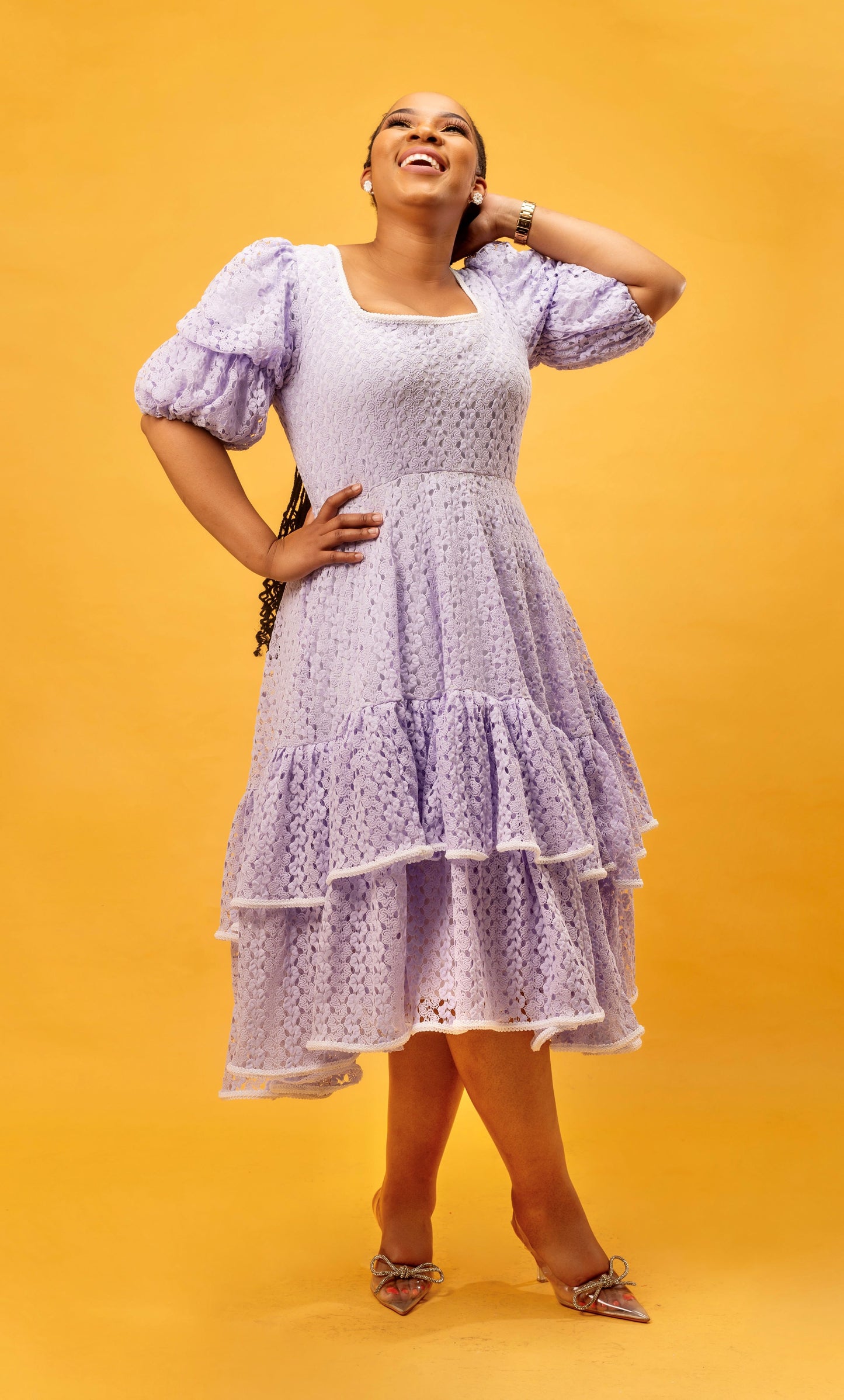 Lavender Bloom Frock
