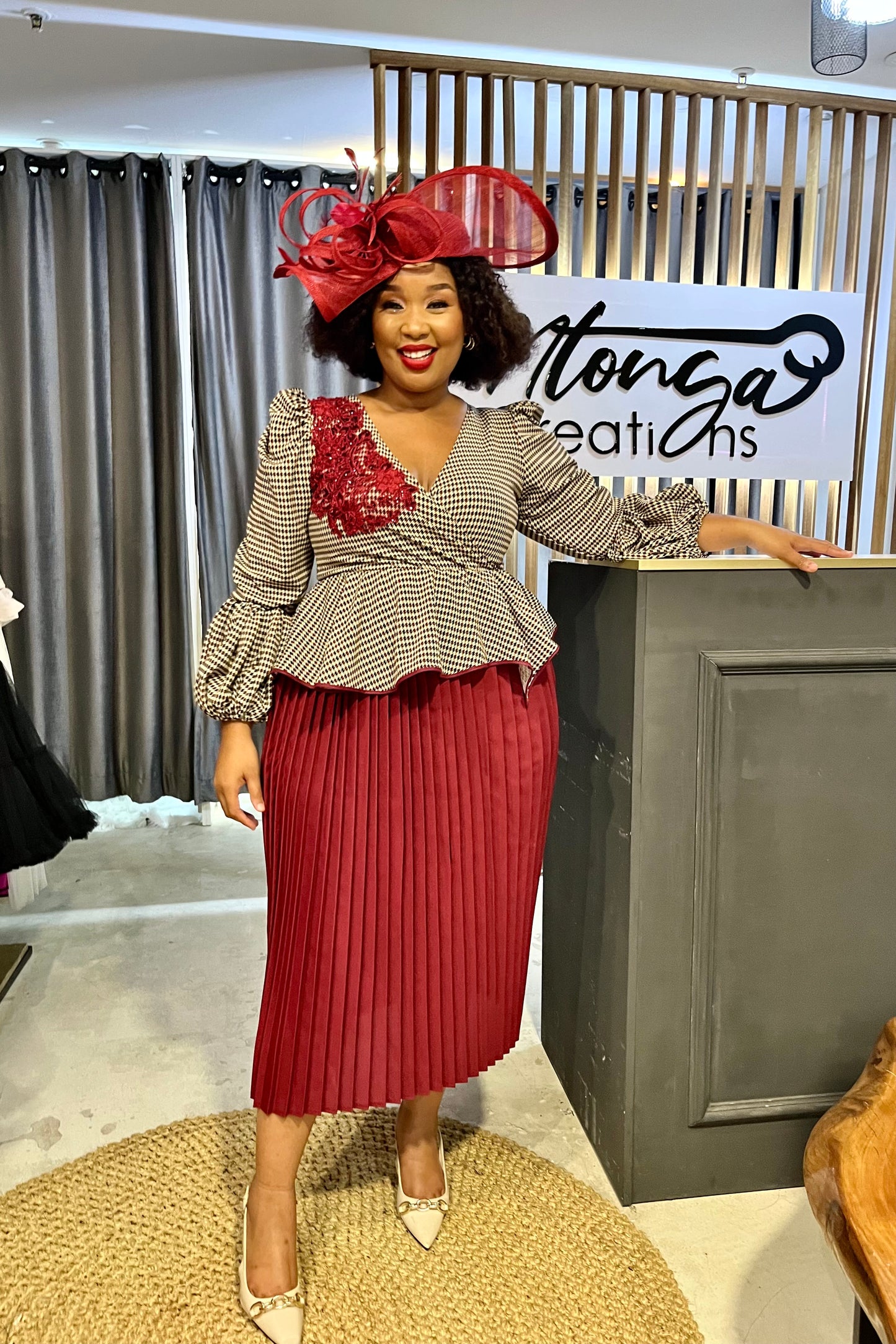 Fiddle Rose Midi & Hat Outfit