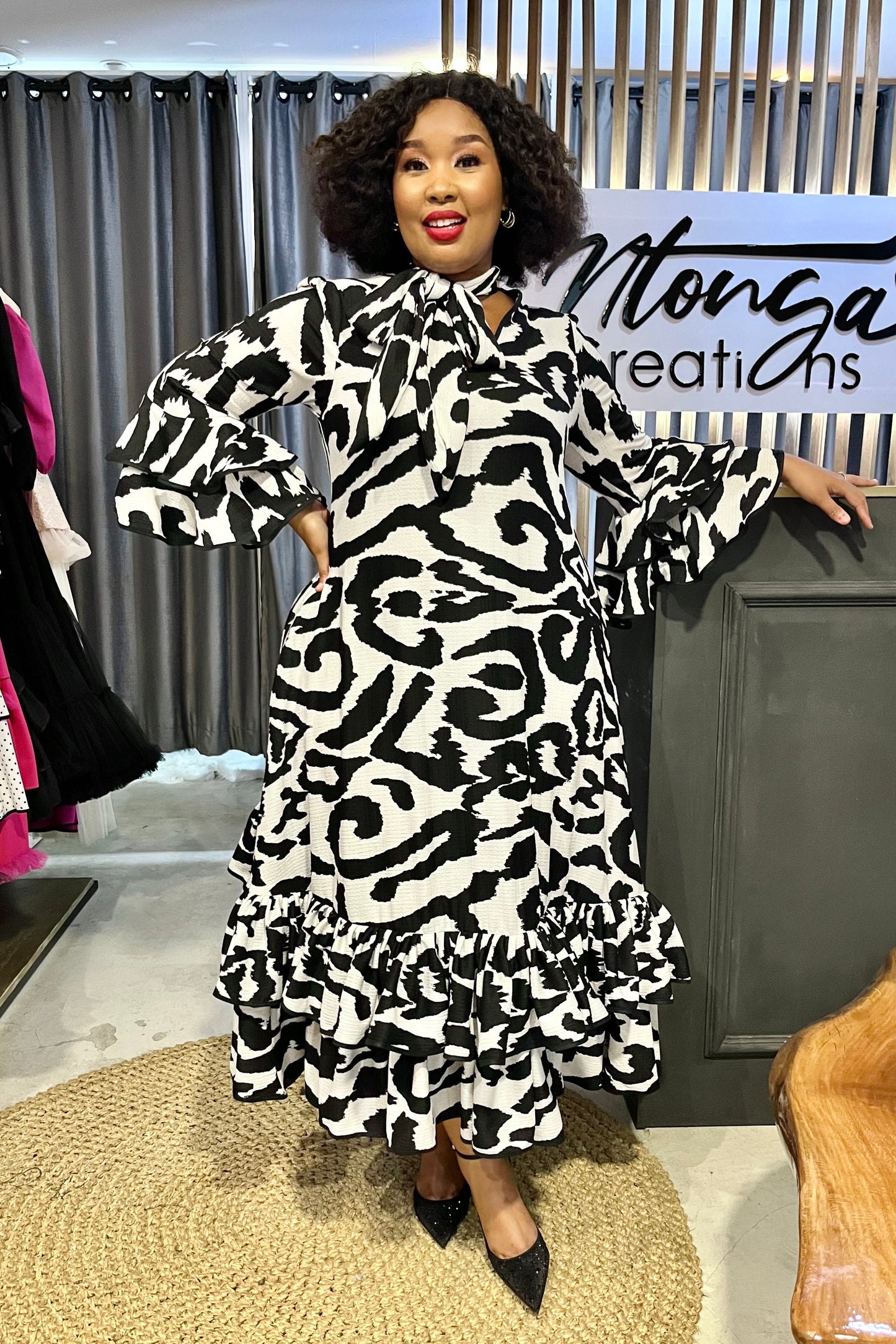 Penny Monochrome Sheath