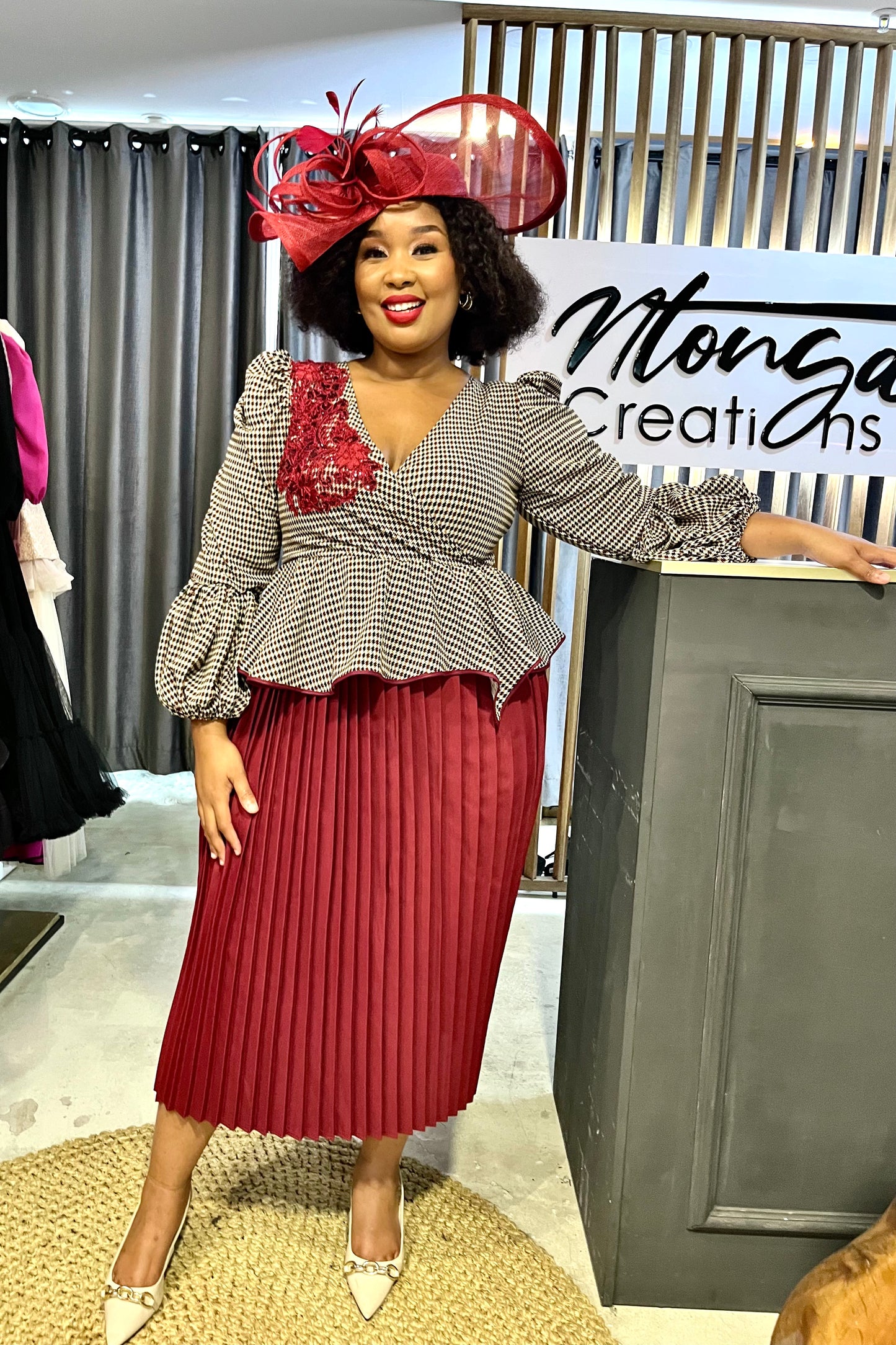 Fiddle Rose Midi & Hat Outfit