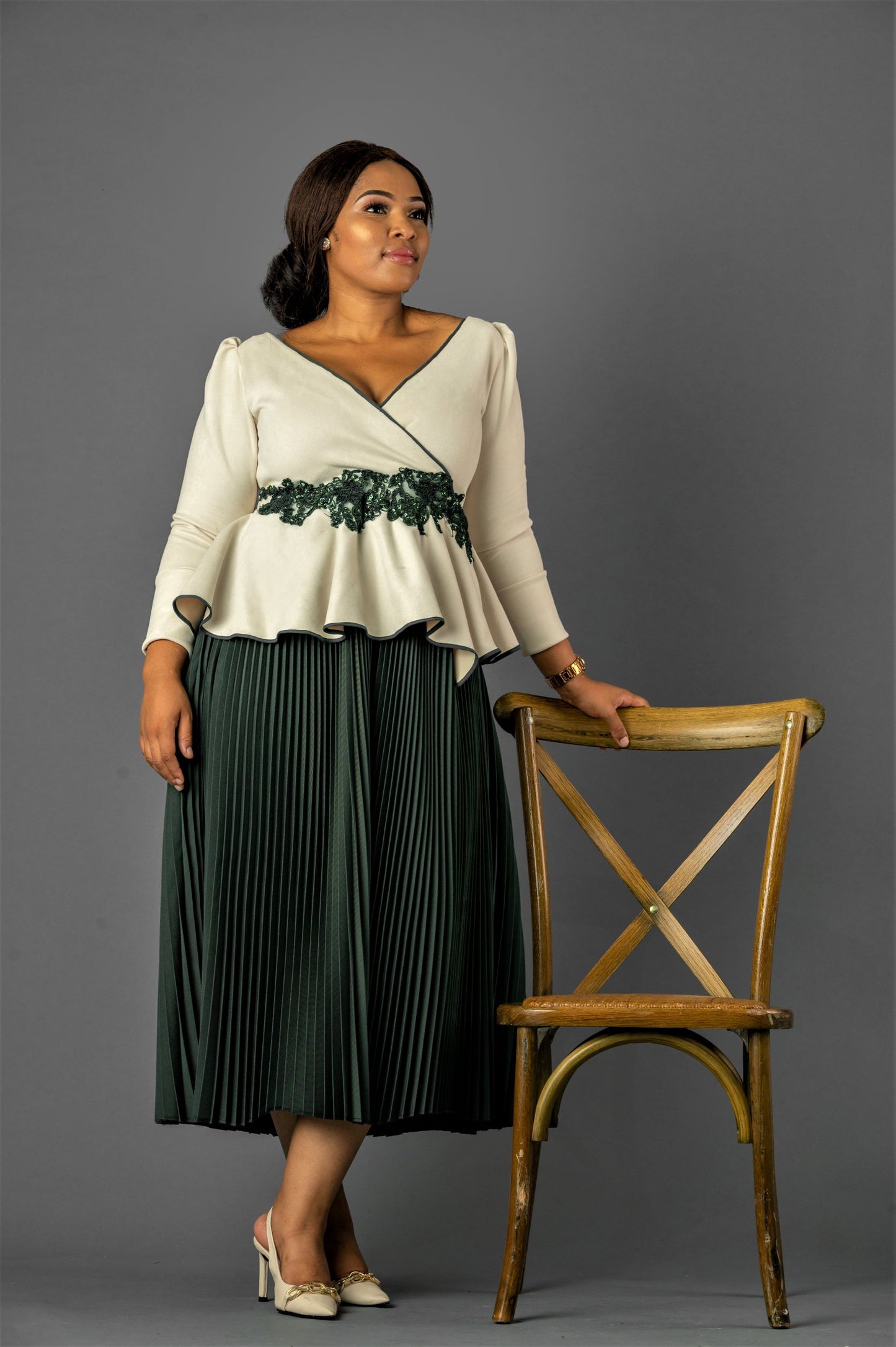 Gardenia Suede Winter Frock