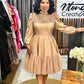 Bedazzled Satin Belle Midi