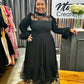 Bedazzled Spandex Midi
