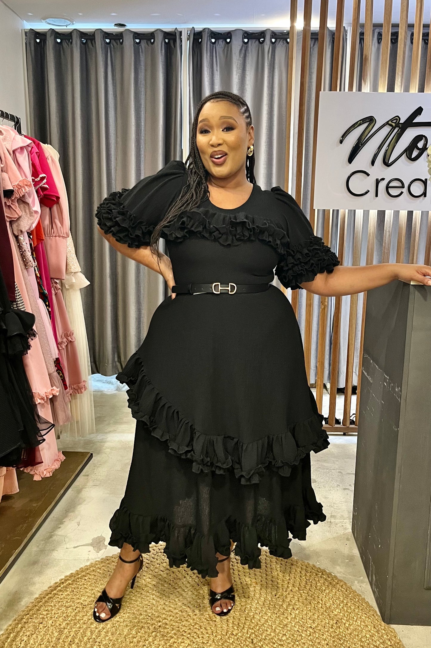 Blossom Frilly Midi