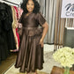 Satin Flutter Midi