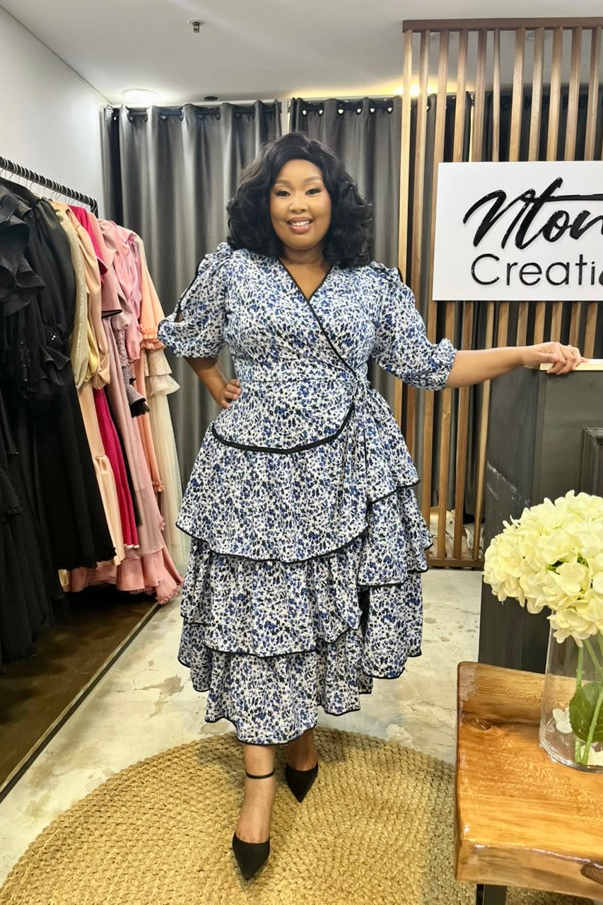 Poplin Floral Midi