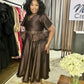 Satin Flutter Midi
