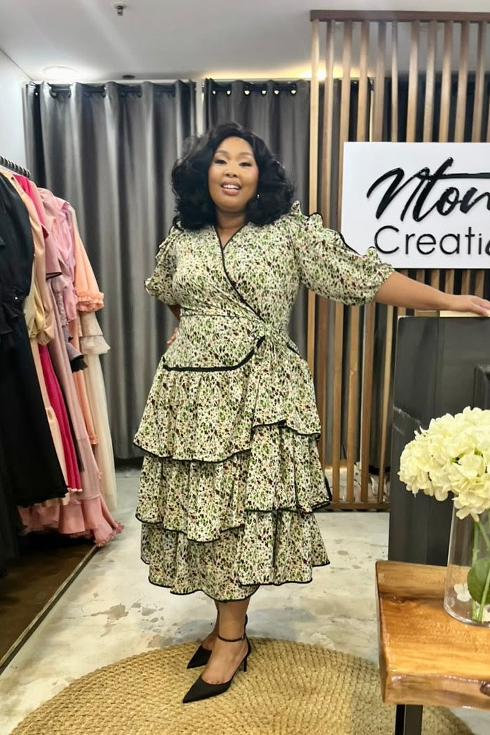 Poplin Floral Midi