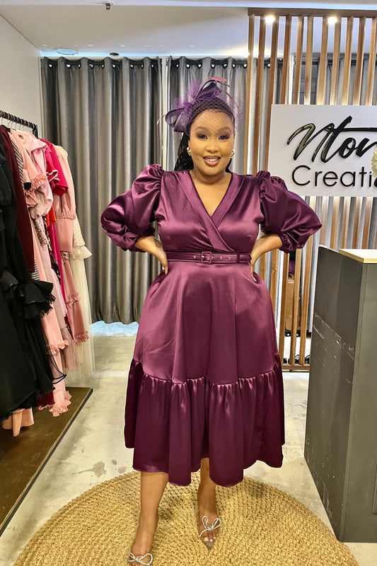 Satin Belle Midi Outfit