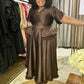 Satin Flutter Midi