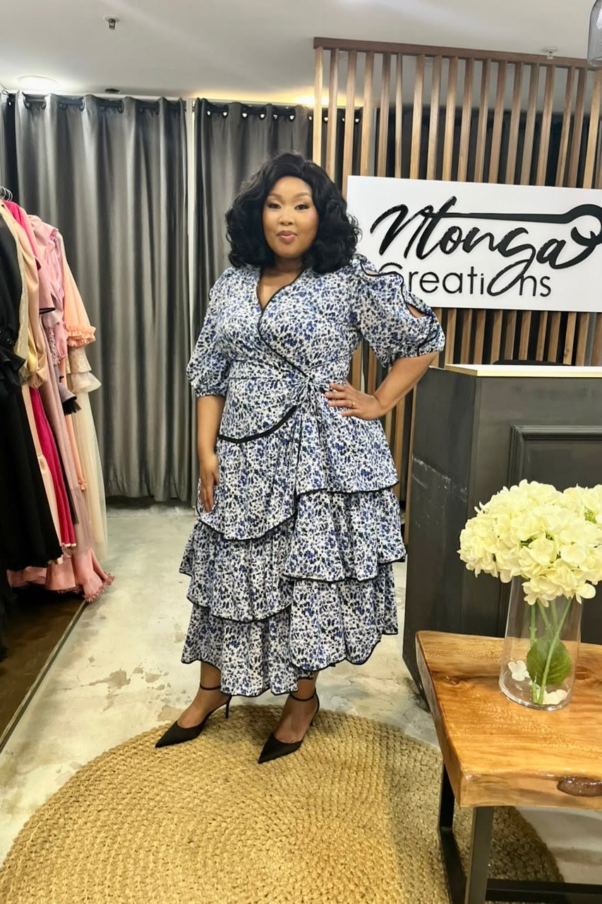 Poplin Floral Midi