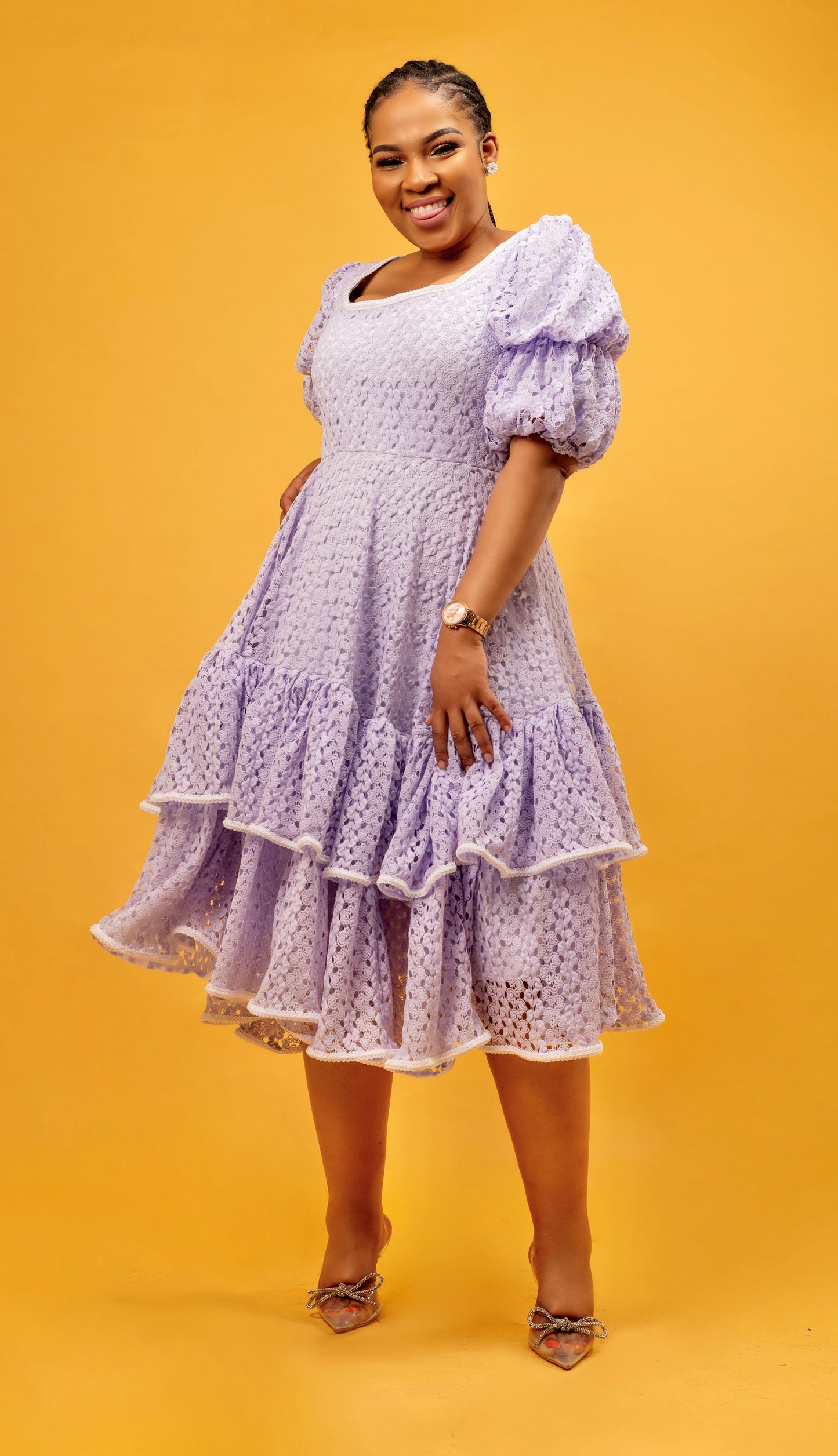 Lavender Bloom Frock