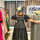 Black Zebrina Midi & Hat Outfit