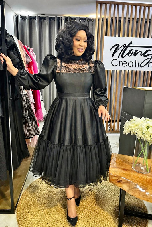Bedazzled Satin Belle Midi