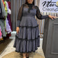 Marigold Tiered Midi