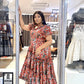 Scarlet Frilly Midi